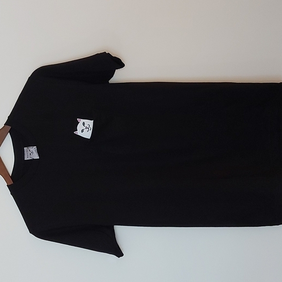 NWT RipN Dip Cat Tshirt Black Size Small - Picture 2 of 6